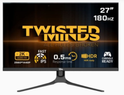 Twisted Minds Blaze Series Flat 27 QHD - 180HZ Gaming Monitor