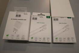 Oplader sæt USB-C til USB-C