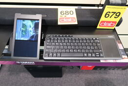 Wireless Ultra-slim Multimedia Keyboard + Tablet 