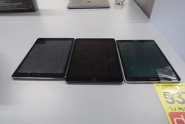 3 stk. ass. Apple Ipads