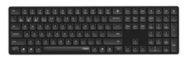 4 stk. Keyboard E8020 Multi-Mode Trådløs Ultra-slim