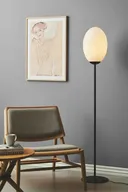 Halo design twist oval gulvlampe opal/black(ubrugt)