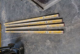 4 stk. vaterpas