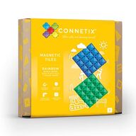 Store 4x4 magnet baseplates Grøn/Blå , 2 stk - Connetix