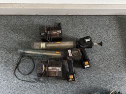2 stk. fugepistoler PANASONIC med 4 batterier og 2 ladere