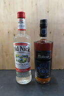 2 fl. Spiritus 70cl.