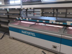 2 stk. AHT Paris 250 frysedisk inkl. salgsdisplay mellem fryserne