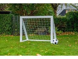 Homegoal - Pro Micro hvid - Fodboldmål i træ - 125x100 cm