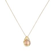 Morganite Forever Necklace - Str. 45