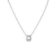 Silver Horseshoe Necklace - Str. 40+5