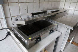 Glass ceramic clamp grill SAMMIC GV10LA