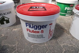 Flügger Flutex 5 Helmat akrylmaling RAL9010 - 10 ltr. 