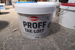 Gjøco Proff Tak/loft Base hvid - 9 ltr. 