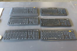 6 stk. Trådløse tastaturer LOGITECH