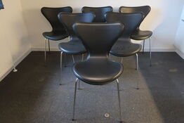 6 stk. spisebordsstole FRITZ HANSEN "Syveren"