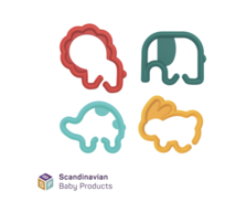 10 pk. Legeringe fra Scandinavian Baby Products (24 stk)