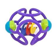 5 stk. Motorikbold m. rangle - Bolli Rattle Ball - Lavendel