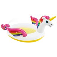 2 stk. Intex badebassin med sprøjtefunktion Unicorn 272x193x104 cm