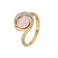 Morganite Forever Ring - Str. XS/50-51 mm.