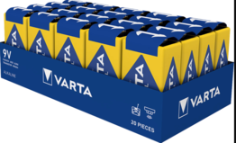 200 stk. VARTA 9V batteri 