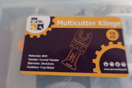 30 stk. Klinger til multicutter 34mm curved Bi-metal