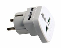 9 stk. Millarco® universal adapter alt i en 16 Amp / 250 Volt