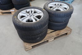 4 stk. 17" fælge FORD m. dæk MICHELIN