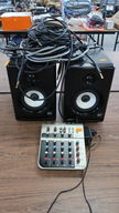 Mixer STUDIOMASTER C2S-2 samt 2 stk. monitor RCF Ayra Five