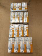 15 stk GE LED B22 sokler