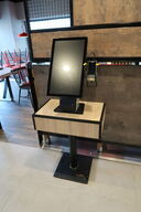 All-in-one touch computer ELO ESY22i5 med bonprinter samt dankortterminal