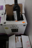 7 flasker rødvin JACK RABBIT MERLOT