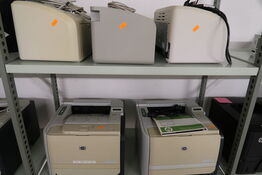 8 stk. printer HP og kassesystem CASIO TE-4000F