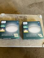 LED lampe Philips ceiling light 10w 2 stk (Varen er ny)