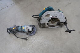 Circular saw and angle grinder MAKITA