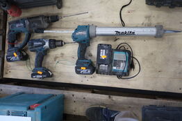 3 pcs. Cordless tools