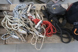 Various rigging ropes