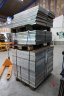 3 stk. paller med hylder til lagerreoler