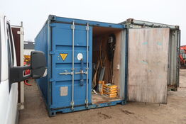 20 fods isoleret container uden indhold