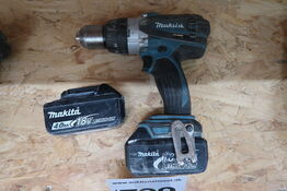 Akku boremaskine, Makita DHP458