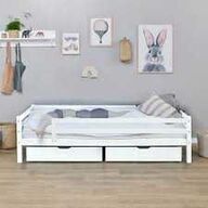 Hoppekids ECO Dream juniorseng 90x200 cm med skuffer & sengehest 