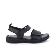 Lækker blød og fleksibel skindsandal i sort Relaxshoe 937-007 - Str. 36