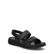 Sort Skind sandal Relaxshoe 937-003 - Str. 39