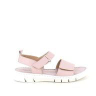 Lækker blød og fleksibel skindsandal i rosa Relaxshoe 937-007 - Str. 41