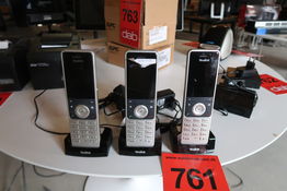 3 stk. Yealink telefoner 