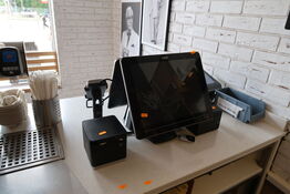 Kasseapparat CBE, bonprinter, betalingsterminal m.m.