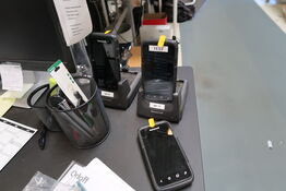 3 stk. håndholdscanner HONEYWELL med ladestationer