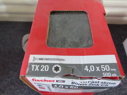3 Pakker skruer Fischer TX20 4,0x50mm