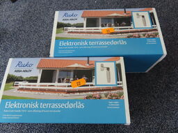 2 stk. Dørehåndtag med kodelås RUKO ASSA ABLOY