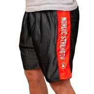 2 stk. Small - Performance shorts i mesh - Nordic Strength (Grey/Red)