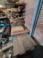 Palle med planker af mahogni m.m.